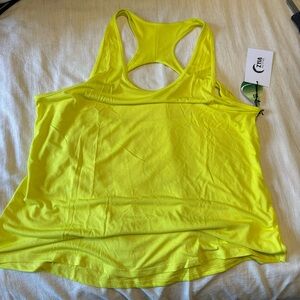 NWT Zyia Tank. Florescent Yellow. XXL.